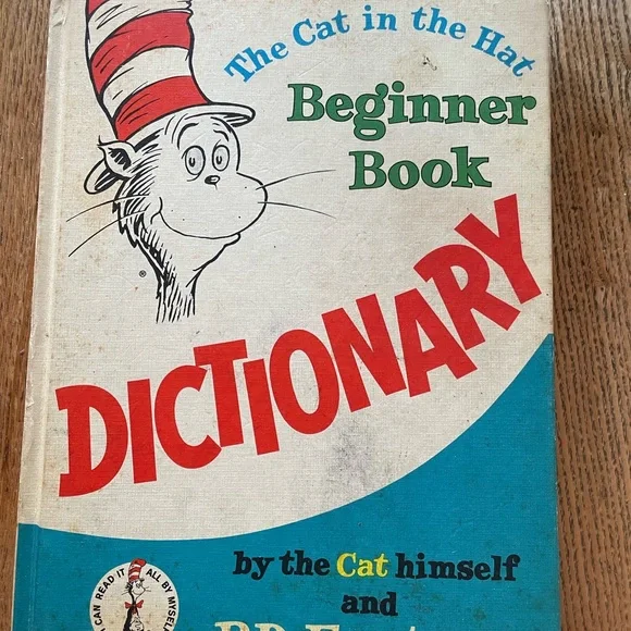 1964 THE CAT IN THE HAT BEGINNER DICTIONARY BOOK - Picture 2 of 10